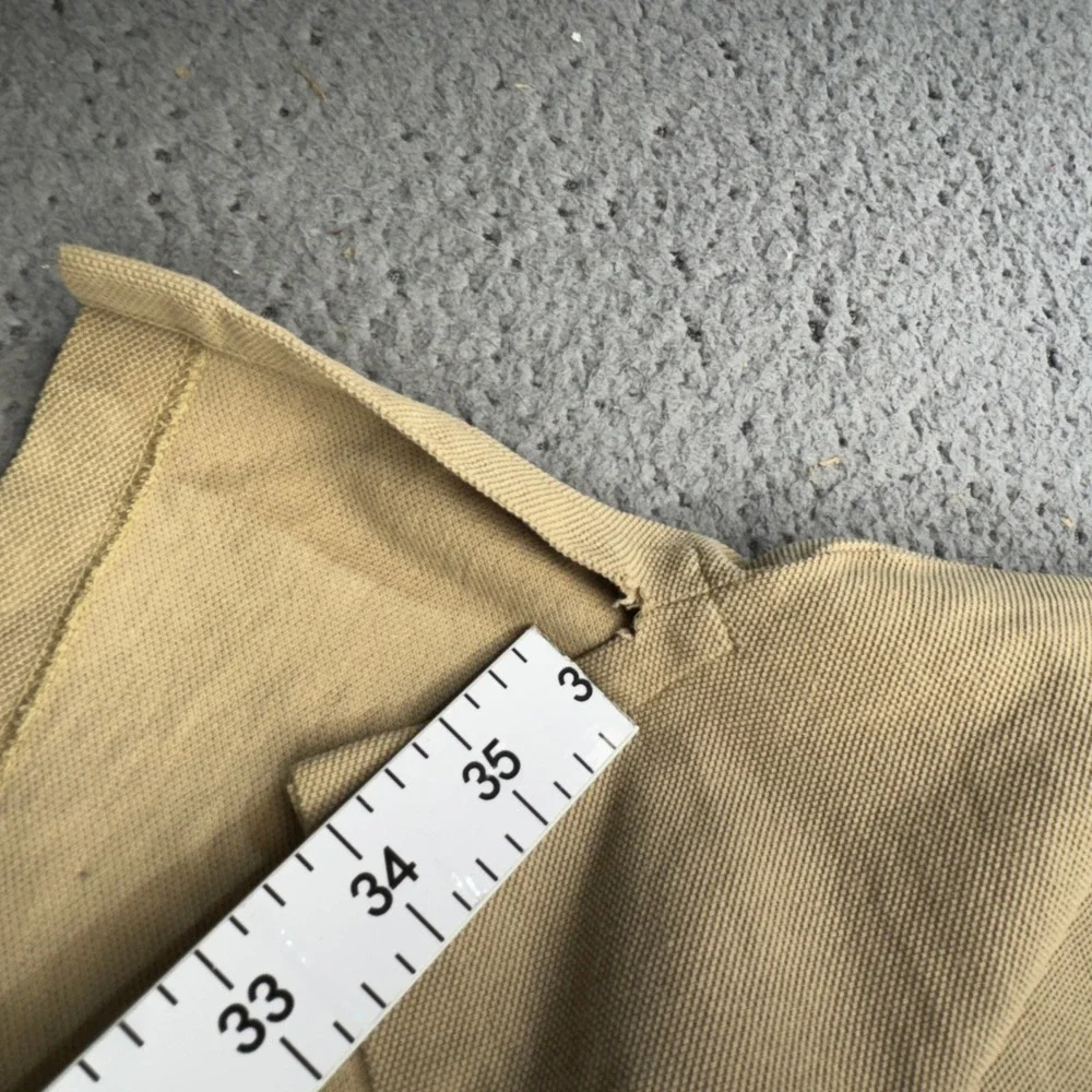 Polo Ralph Lauren Polo Mens Large Tan Short Sleeve Pony Logo Preppy Casual